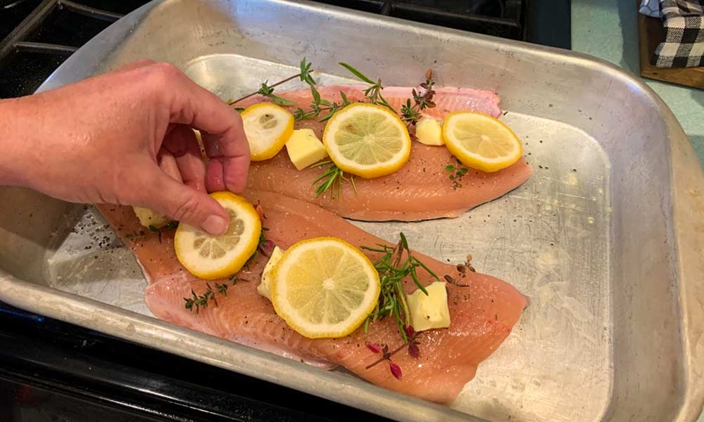 catch and cook oven roasted salmon