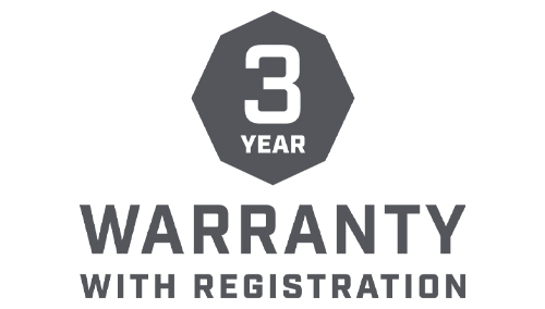 3 Year Warranty