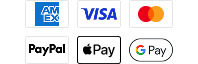 US Secure Payment Methods Amex Visa Mastercard PayPal Apple Pay Google Pay