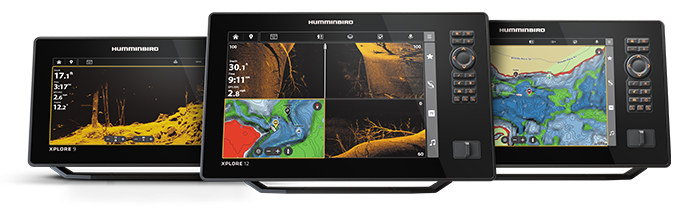 Lineup of XPLORE Fish Finders