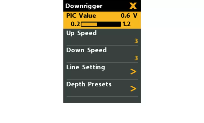 c022-downrigger-line-settings